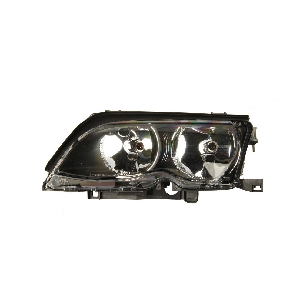 Far stanga H7, electric, cu motor, culoare interior negru potrivit BMW 3 E46 -03.05
