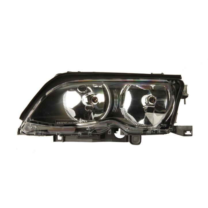 Far stanga H7, electric, cu motor, culoare interior negru potrivit BMW 3 E46 -03.05