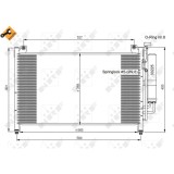 Radiator AC condensator MAZDA 2 (DE) 1.3