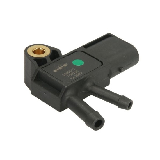 Senzor presiune gaze evacuare (numar pini: 3) potrivit CHRYSLER VOYAGER V, JEEP CHEROKEE, WRANGLER III 2.8D 04.07-