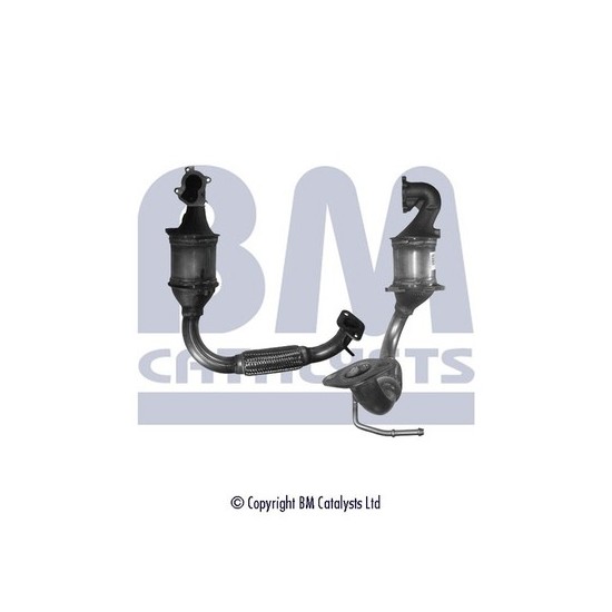 Catalizator EURO 3/EURO 4 potrivit FORD FIESTA V, FUSION 1.4D 2001-2012