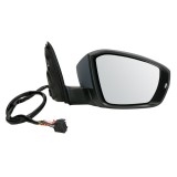 Oglinda laterala Dreapta electric, incalzita, crom, pliabil electric potrivit SKODA OCTAVIA III, VW T-ROC