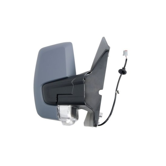 Oglinda laterala Dreapta manual, crom, potrivit FORD TOURNEO CONNECT V408 TOURNEO CUSTOM V362, TRANSIT CONNECT