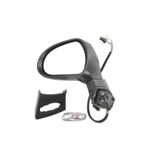 Oglinda laterala Stanga electric, incalzita, pliabil electric potrivit PEUGEOT 207