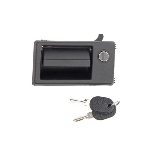 Maner usa stanga, exterior, cu chei, negru FIAT CINQUECENTO 1991-1999