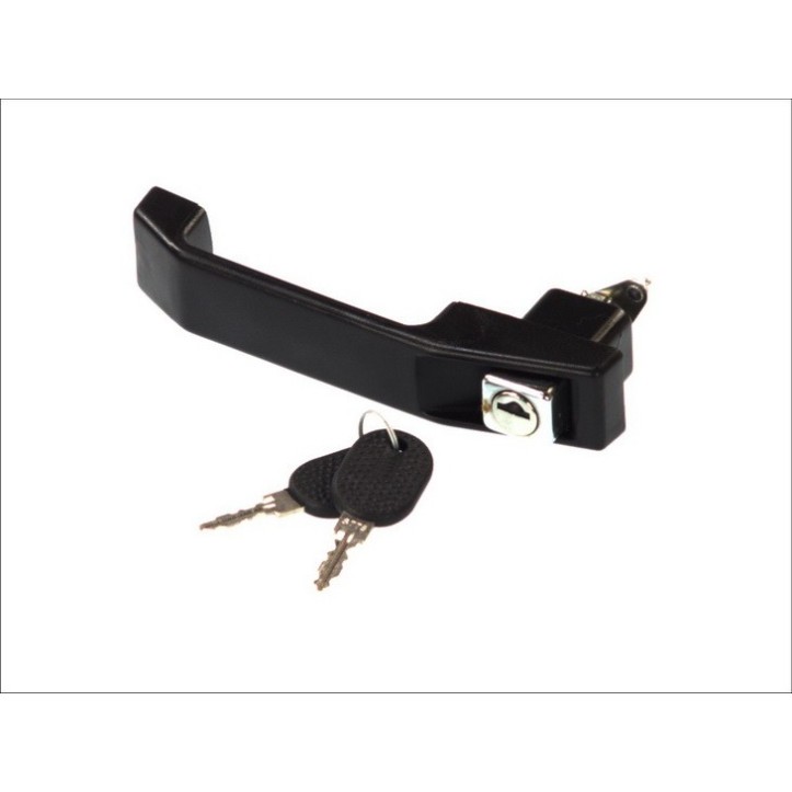 Maner usa fata stanga, exterior, cu chei, negru CITROEN C25, FIAT DUCATO, DUCATO PANORAMA, TALENTO, PEUGEOT J5 1982-1994