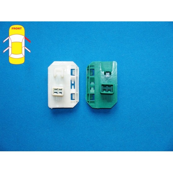 Kit reparatie macara geam fata dreapta 2 ghidaje DAF LF 45, LF 55, RVI MIDLUM, PREMIUM dupa 1996