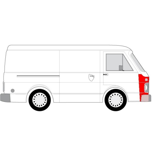 Panou lateral partea dreapta inferioara, inalt VW LT 28-35 I, LT 28-46 II, LT 40-55 I intre 1975-1996