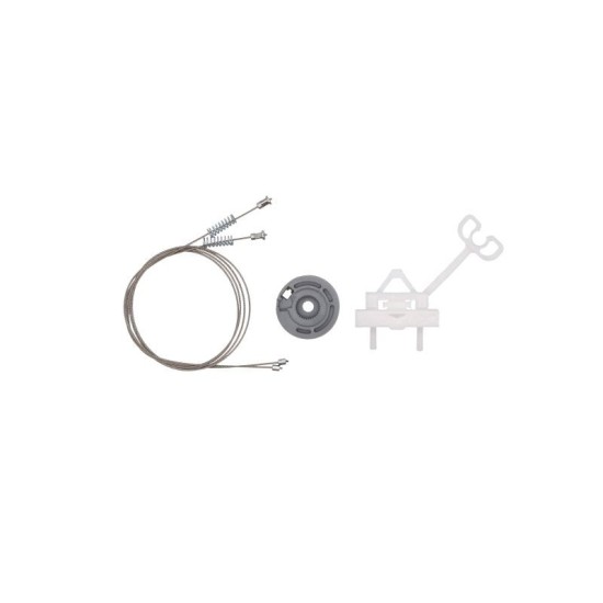 Kit reparatie macara geam fata dreapta set CITROEN NEMO, FIAT FIORINO, QUBO, PEUGEOT BIPPER, BIPPER TEPEE dupa 2007
