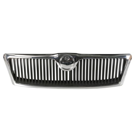 Grila fata negru/crom SKODA OCTAVIA intre 2004-2008