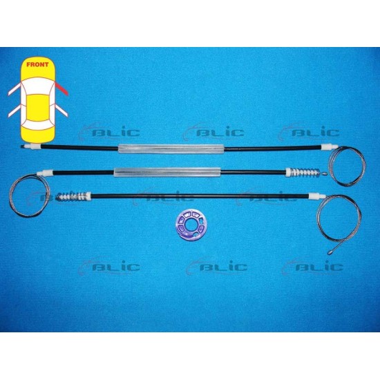 Kit reparatie macara geam fata dreapta cablu VW POLO dupa 2009
