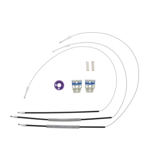 Kit reparatie macara geam fata stanga set VW POLO dupa 2009