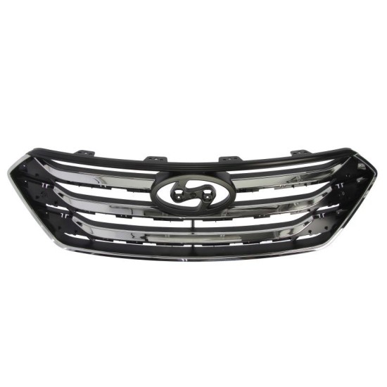 Grila fata negru/crom HYUNDAI SANTA FÉ III intre 2012-2015