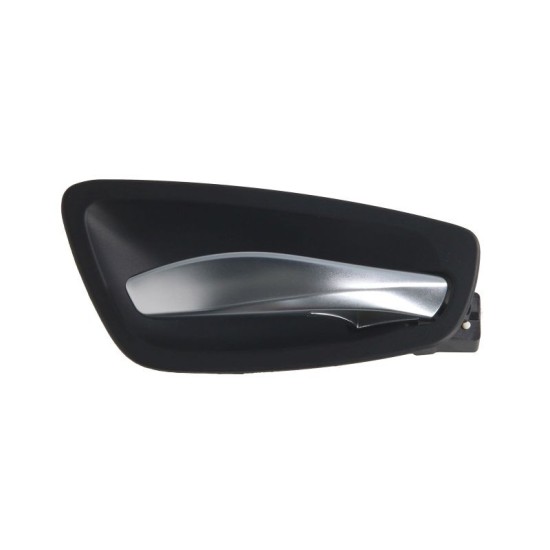 Maner usa fata/spate dreapta interior, negru/crom, BMW Seria 1 intre 2007-2014