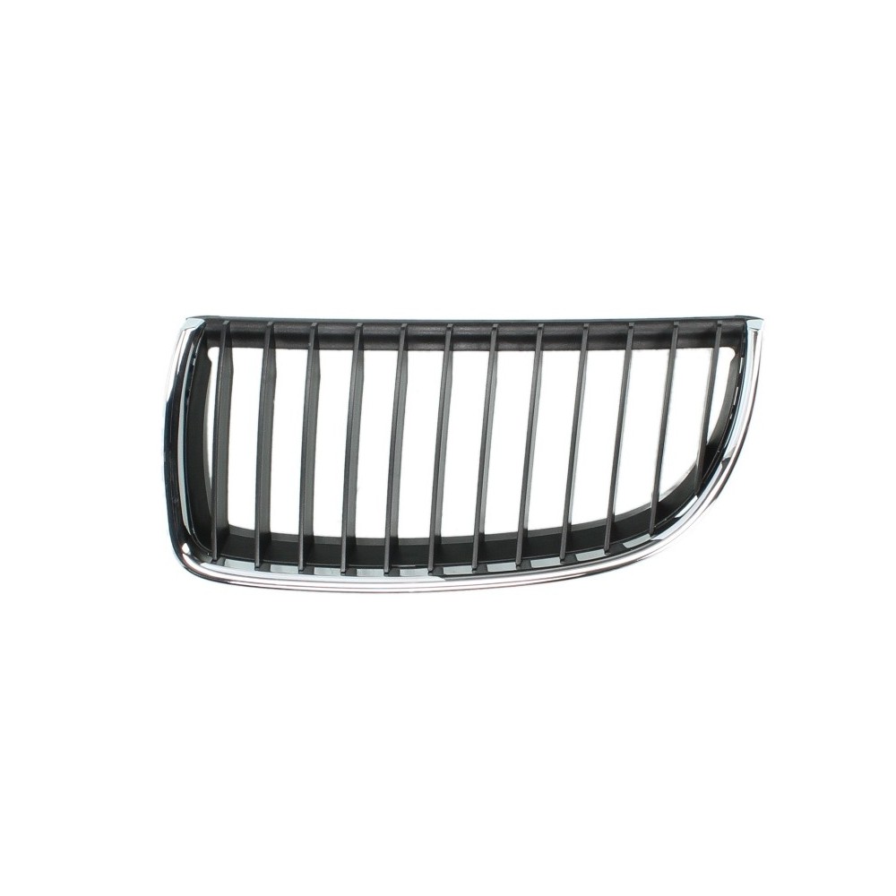 Grila fata stanga negru/crom BMW Seria 3 intre 2004-2008