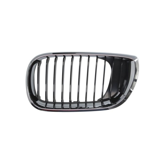Grila fata stanga negru/crom BMW Seria 3 intre 2001-2006