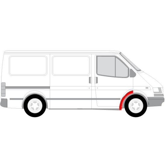 Segment reparatie aripa fata dreapta FORD TRANSIT intre 1991-2000