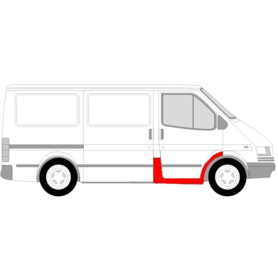 Prag lateral dreapta FORD TRANSIT intre 1991-2000