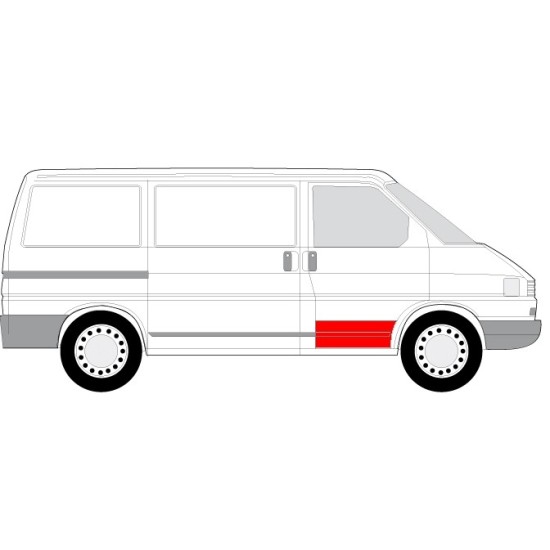 Panou reparatie usa fata partea dreapta inferioara VW TRANSPORTER intre 1990-2003