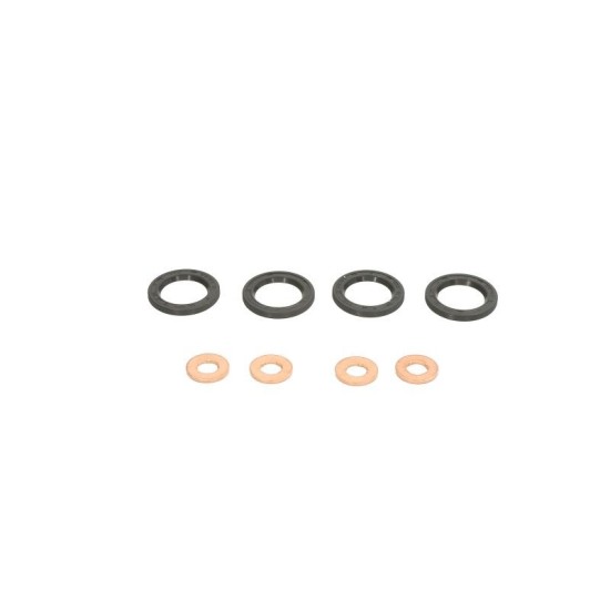 Inel etansare injector 4 buc (Bosch) potrivit ALFA ROMEO MITO, CHEVROLET AVEO, FIAT 500, 500 C, 500L, 500X, DOBLO, DOBLO CARGO