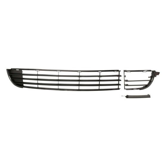 Grila bara fata plastic, neagra RENAULT CLIO intre 2003-2005