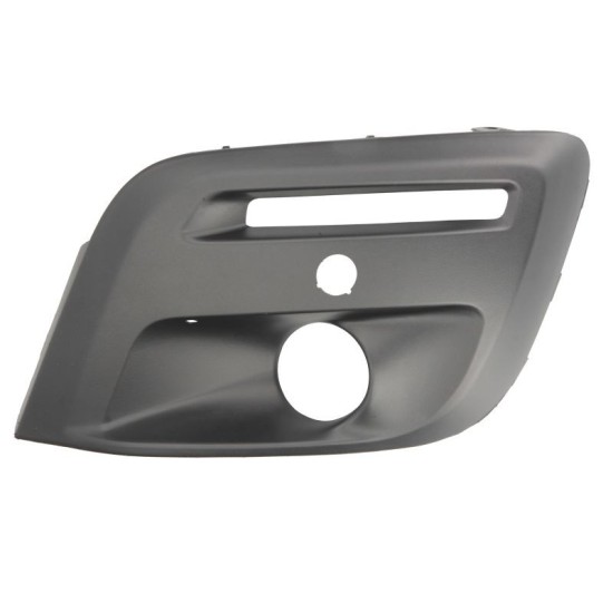 Grila bara fata stanga cu locas proiectoare, cu locas senzori, plastic, grunduita CITROEN BERLINGO, PEUGEOT PARTNER intre