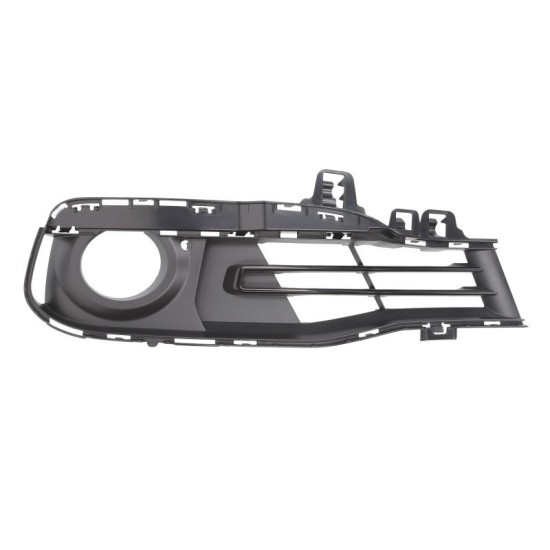 Grila bara fata dreapta basis, cu locas proiectoare, plastic BMW Seria 3 (F30, F80), 3 (F31) dupa 2014