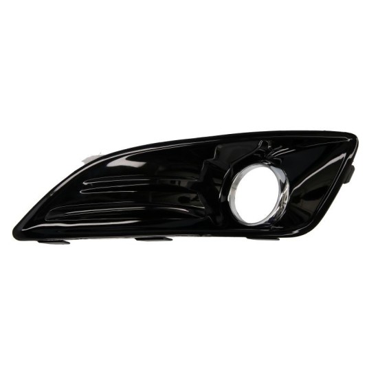 Grila bara fata stanga (cu locas proiectoare, plastic, negru/crom/lucios) FORD FIESTA dupa 2013