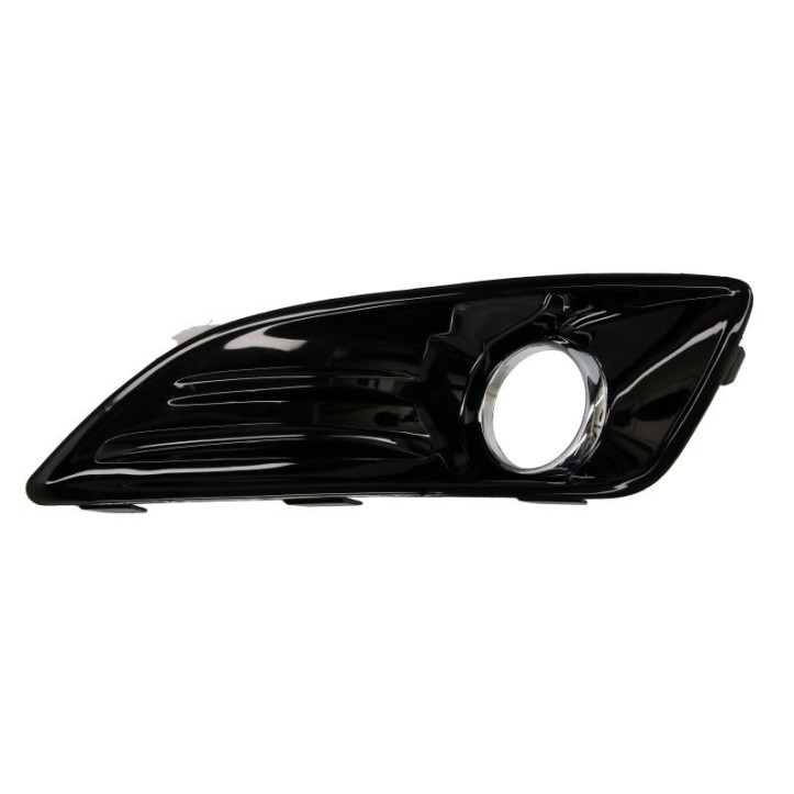 Grila bara fata stanga (cu locas proiectoare, plastic, negru/crom/lucios) FORD FIESTA dupa 2013