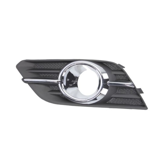 Grila bara fata stanga TYPE I, cu locas proiectoare, negru/crom OPEL MOKKA / MOKKA X intre 2012-2016
