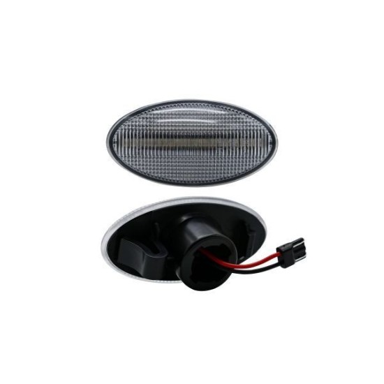 Semnalizator set stanga/dreapta transparent, dinamic potrivit FIAT SEDICI, OPEL AGILA, SUZUKI BALENO, CELERIO, GRAND VITARA II