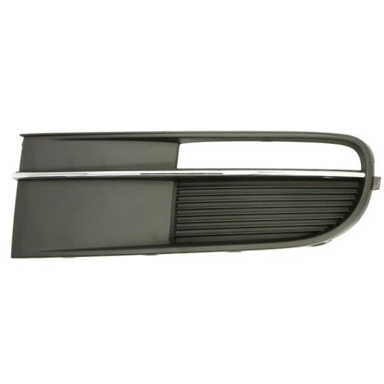 Grila bara fata stanga inchis, plastic, negru/crom VW BEETLE intre 2011-2016