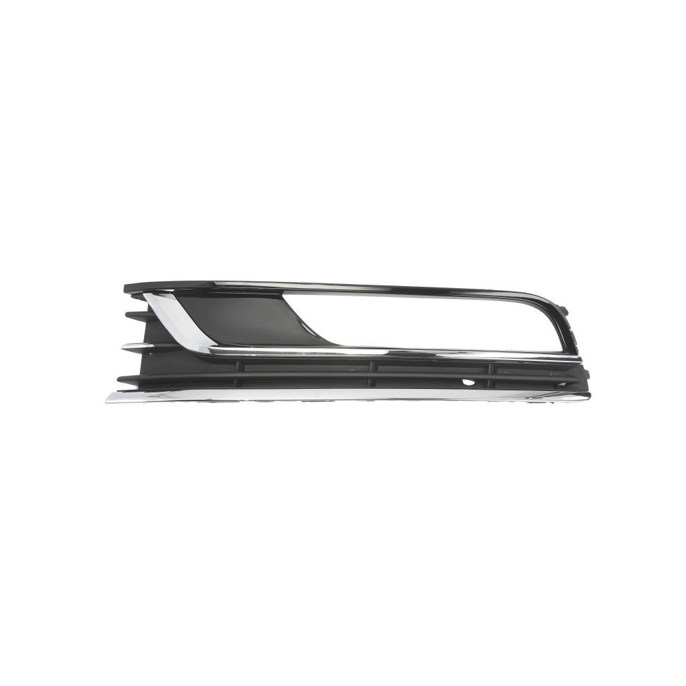Grila bara fata stanga HIGHLINE, cu locas proiectoare, negru/crom VW PASSAT intre 2010-2014