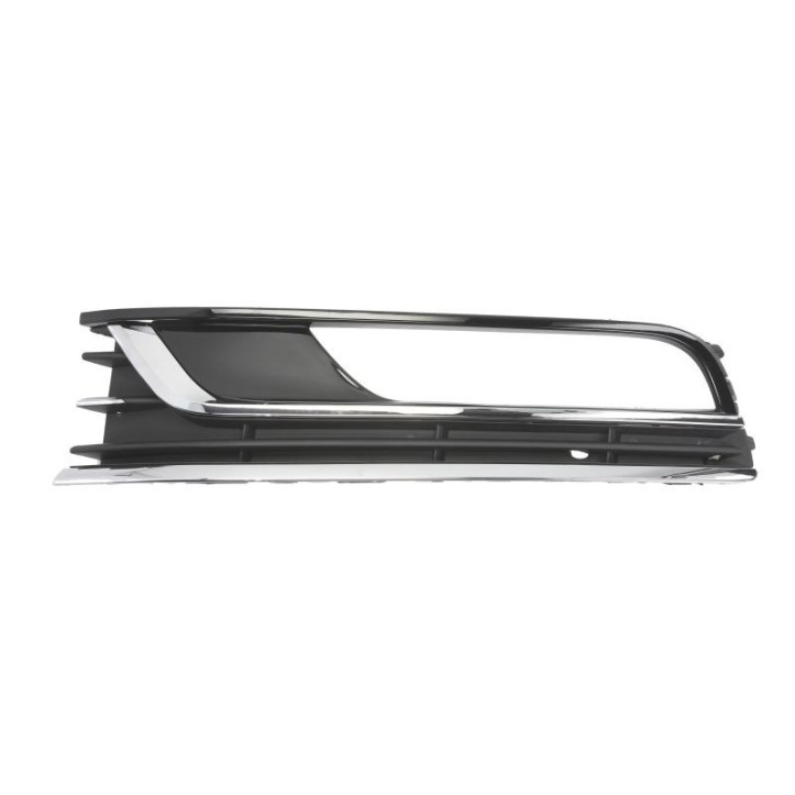 Grila bara fata stanga HIGHLINE, cu locas proiectoare, negru/crom VW PASSAT intre 2010-2014