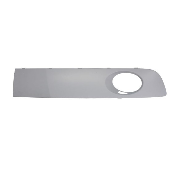 Grila bara fata dreapta cu locas proiectoare, plastic, grunduita VW TRANSPORTER V intre 2009-2015
