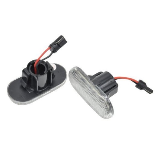Semnalizator lateral stanga/dreapta transparent, LED potrivit NISSAN INTERSTAR, KUBISTAR, PRIMASTAR, OPEL MOVANO A, VIVARO A