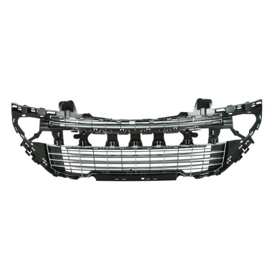 Grila bara fata mijloc, SPORT, negru/crom PEUGEOT 308 CC, 308 I, 308 SW I intre 2007-2012