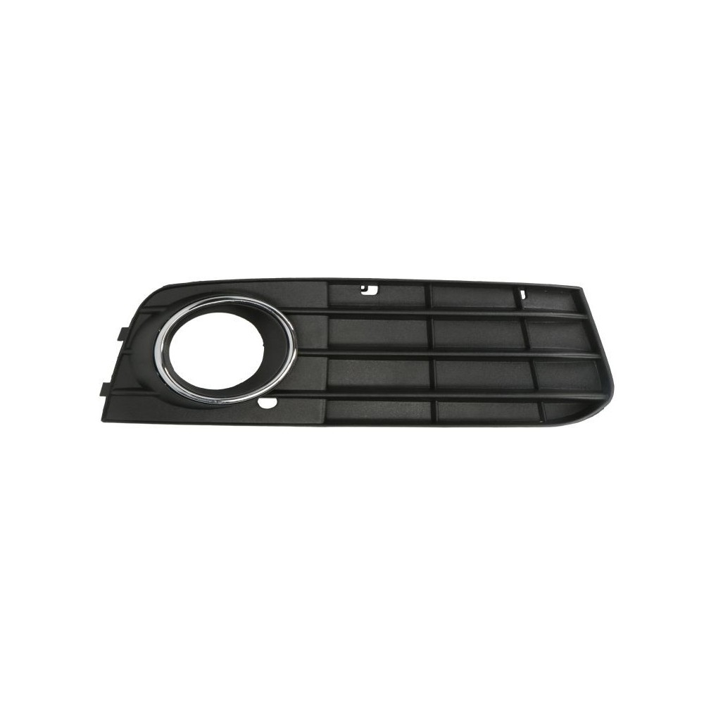 Grila bara fata dreapta cu locas proiectoare, negru/crom AUDI A4 intre 2007-2011