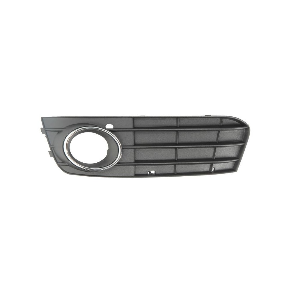Grila bara fata stanga cu locas proiectoare, negru/crom AUDI A4 intre 2007-2011