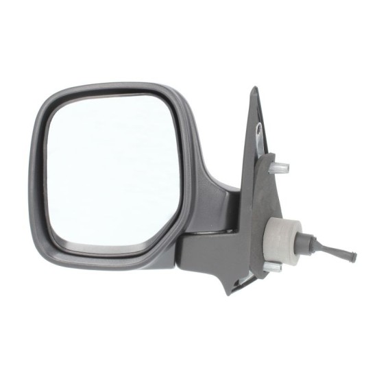 Oglinda stanga mecanic grunduita CITROEN BERLINGO, PEUGEOT PARTNER intre 1996-2008