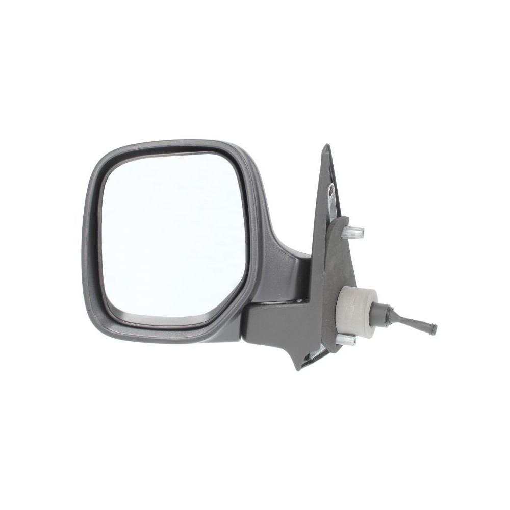 Oglinda stanga mecanic grunduita CITROEN BERLINGO, PEUGEOT PARTNER intre 1996-2008
