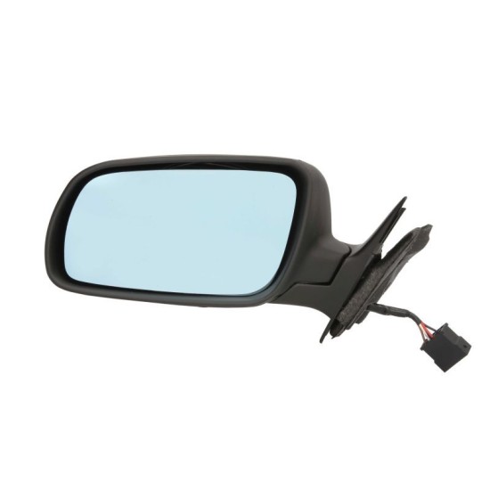 Oglinda stanga electrica, flat, incalzita, albastra AUDI A4 intre 1994-2001