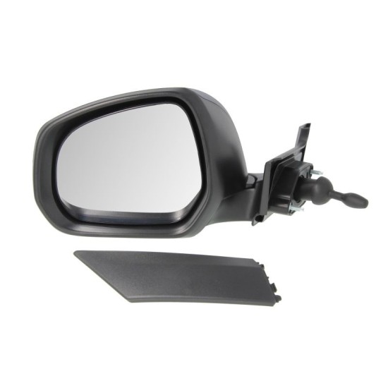 Oglinda stanga mecanic crom, grunduita OPEL AGILA, SUZUKI SPLASH dupa 2008