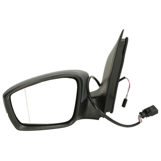 Oglinda stanga electrica, asferic, incalzita, grunduita SEAT MII, SKODA CITIGO, VW UP intre 2011-2016
