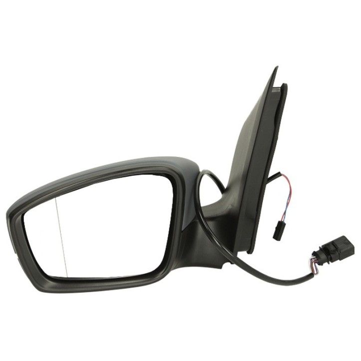 Oglinda stanga electrica, asferic, incalzita, grunduita SEAT MII, SKODA CITIGO, VW UP intre 2011-2016