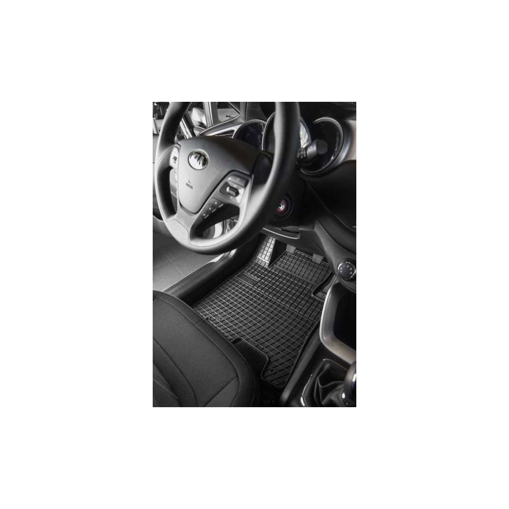 Set covorase cauciuc 4 piese BASIC, fata/spate negru, SUV