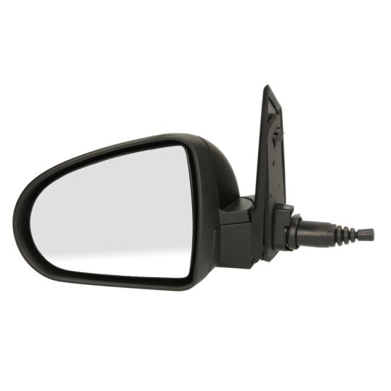 Oglinda stanga mecanic asferic, crom, grunduita MITSUBISHI COLT intre 2004-2012