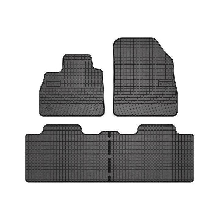 Set covorase cauciuc 4 piese BASIC, fata/spate negru, potrivit RENAULT ESPACE V 02.15-, SUV