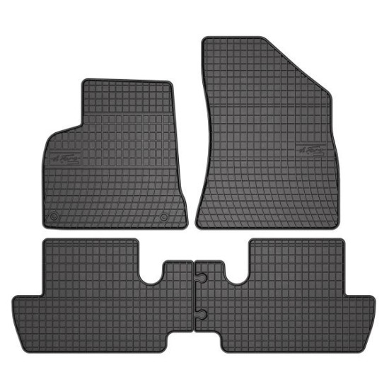 Set covorase cauciuc 4 piese BASIC, fata/spate negru, potrivit PEUGEOT 3008 06.09-08.16, SUV