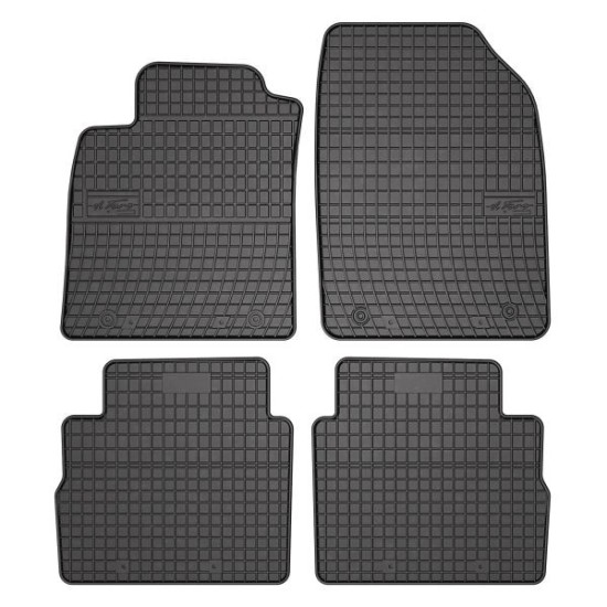Set covorase cauciuc 4 piese BASIC, fata/spate negru, potrivit OPEL SIGNUM, VECTRA C 05.03-01.09, break